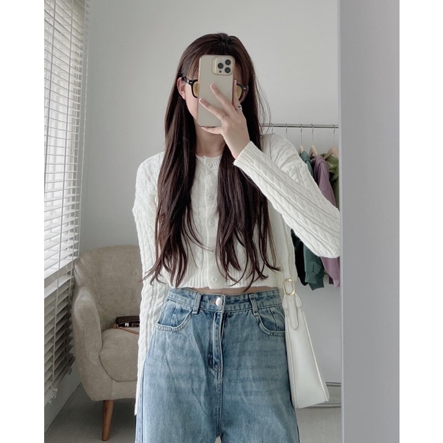 ÁO LEN CROPTOP THỪNG THÊU LOGO MẶC 2 KIỂU 935 hàng Quảng Châu loại 1