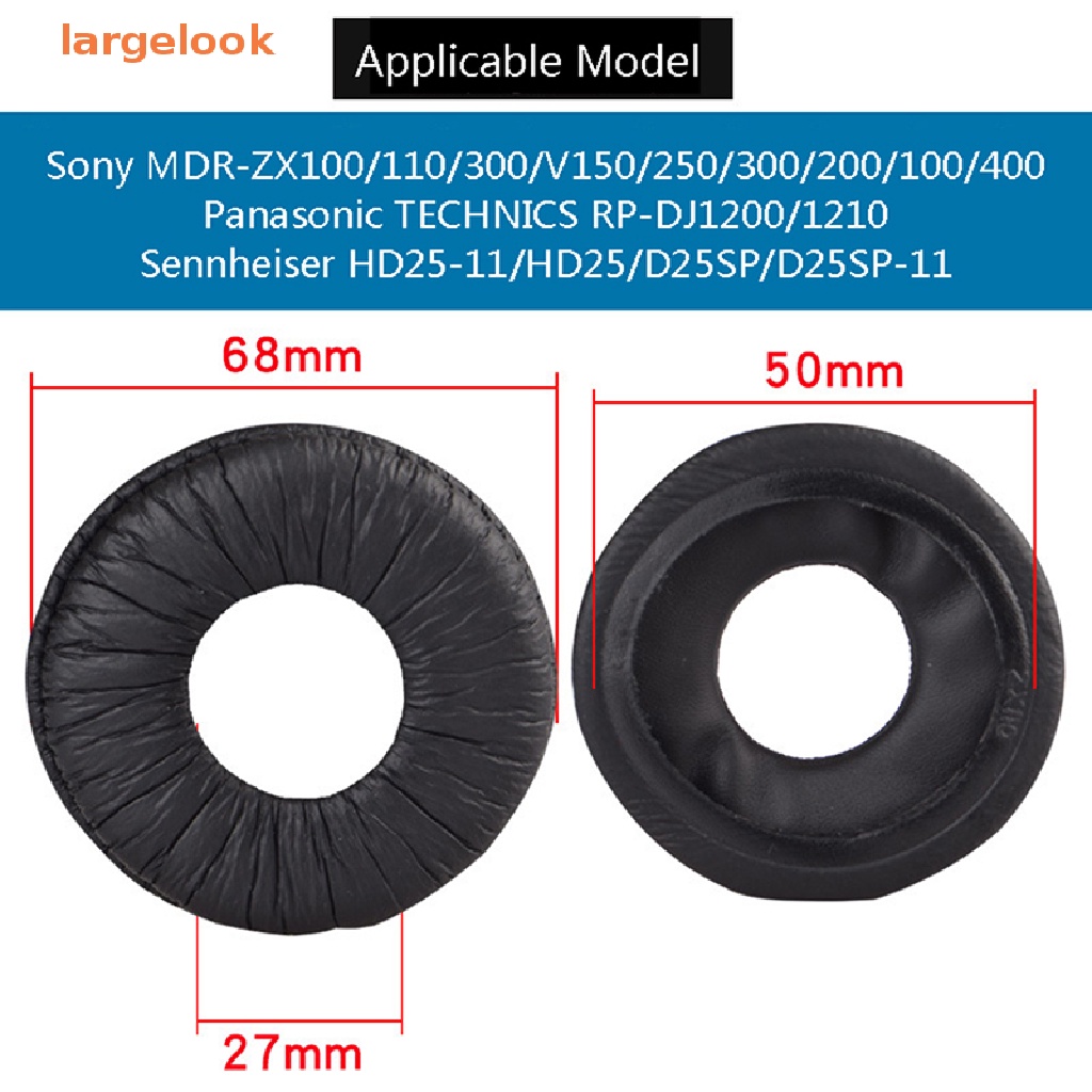 1 Cặp Đệm Xốp Bọc Đầu Tai Nghe Cho MDR-ZX300 ZX100 ZX110 V150 V250 V300