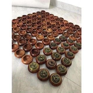 Lư xông trầm gỗ hương [Gỗ hương nguyên khối]