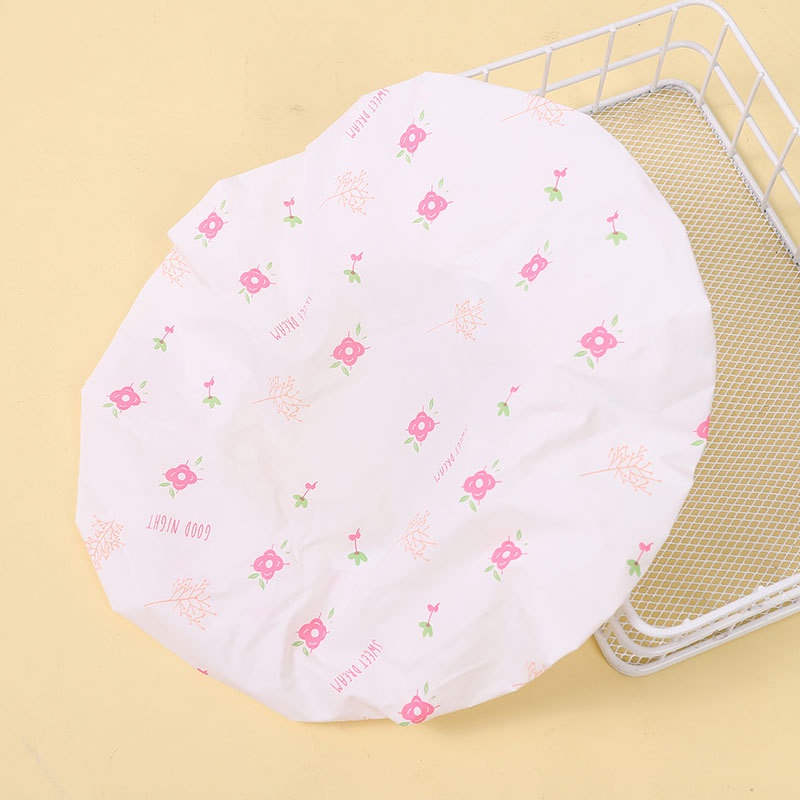 Mũ trùm đầu, ủ tóc chống ướt họa tiết Mua Tất (muatatshop)