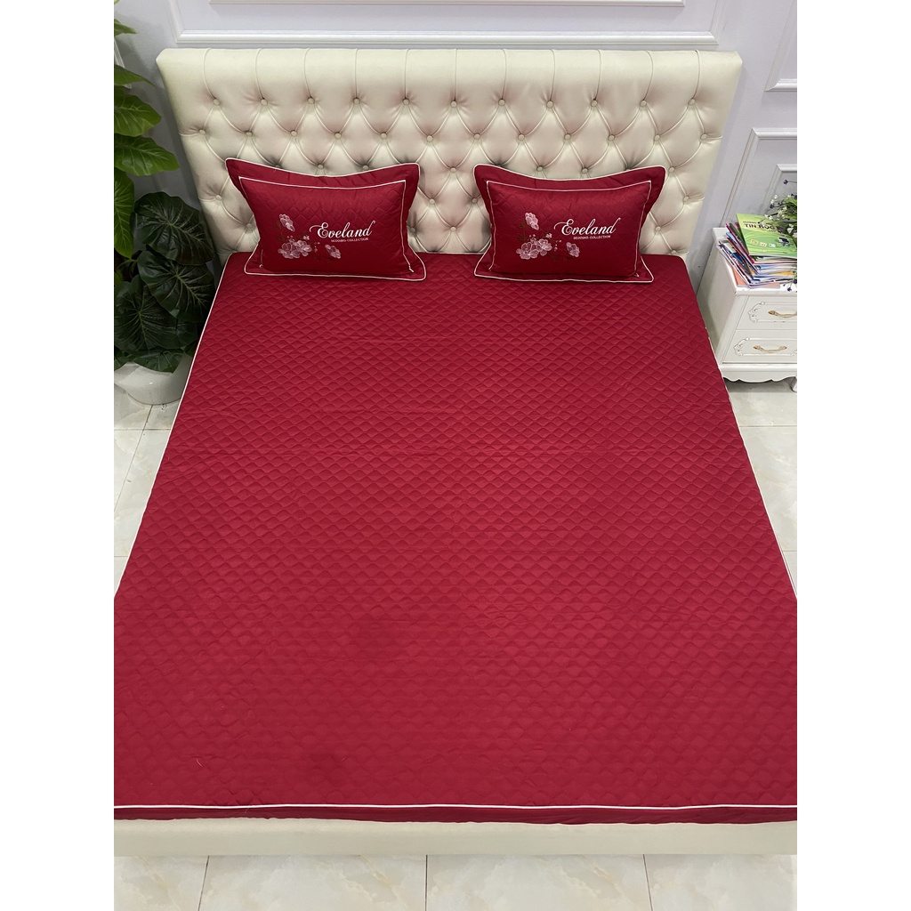 (Hàng Mới ) Ga Gối satin trần bông bo chun đẹp