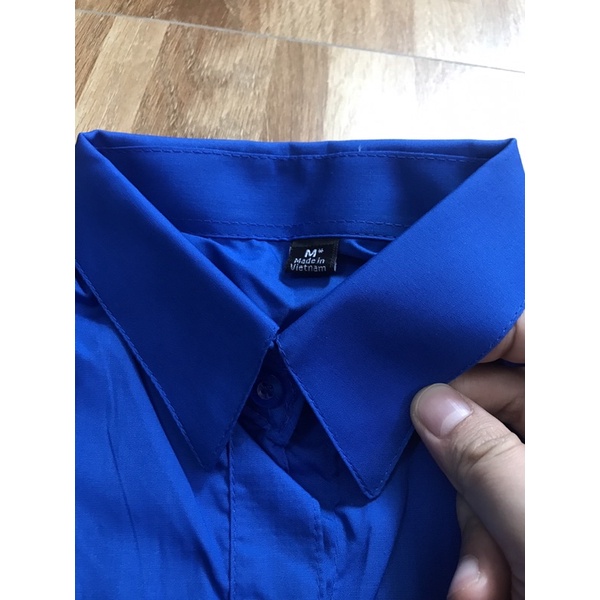 Áo Sơ Mi Đoàn Thanh Niên Cộc Tay Vải Pangrim Form Chuẩn