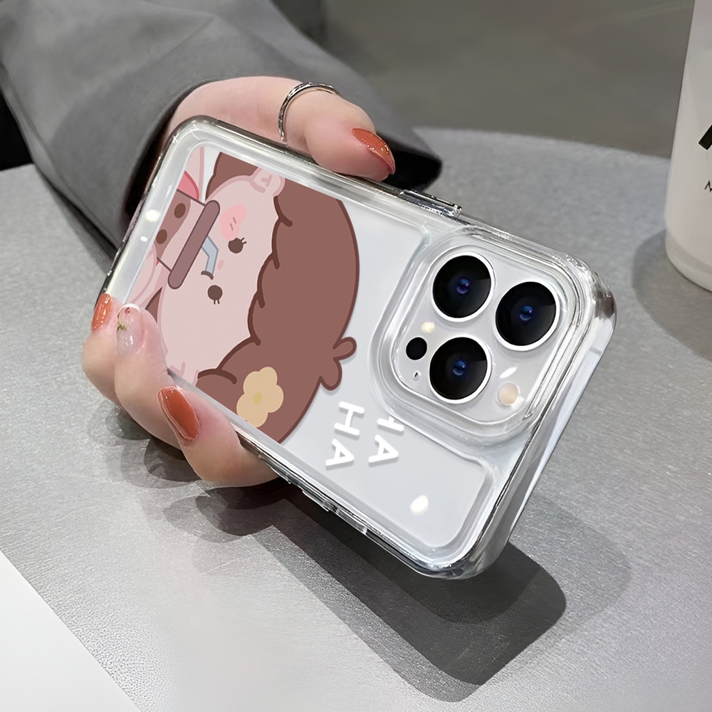 Ốp Điện Thoại Trong Suốt Hình Trà Sữa Cho iphone 14ProMax 14Plus 13 11 12 7Plus X XR XS Max 8 7