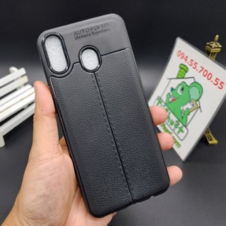 [Ảnh Thật] Ốp Lưng Samsung M20 Dẻo Vân Giả Da