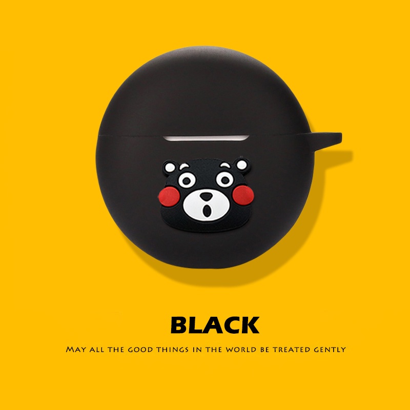 Vỏ Bảo Vệ Hộp Sạc Tai Nghe OPPO ENCO BUDS 2 Bằng Silicon Họa Tiết Hoạt Hình Anime Dễ Thương