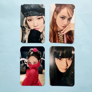 Set 4 tấm thẻ ảnh nhóm nhạc blackpink