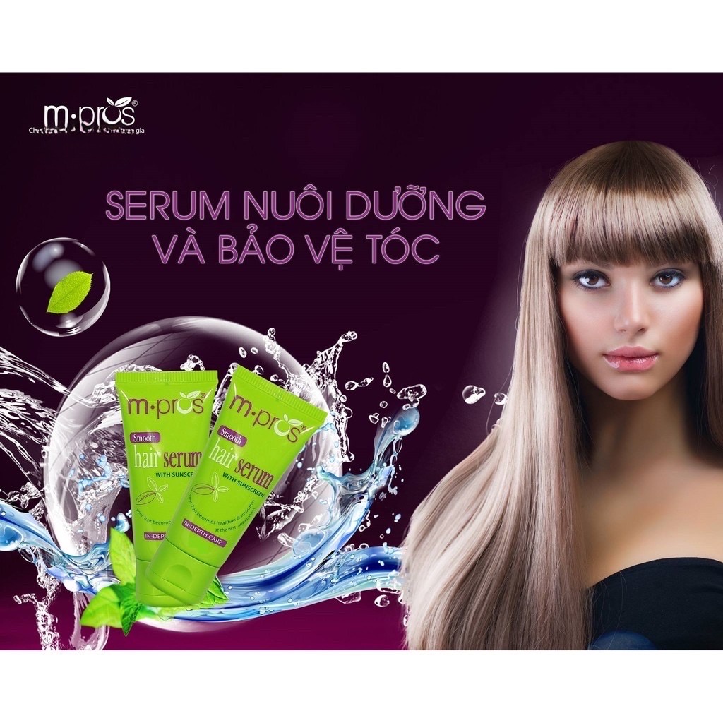 Serum M.pros dưỡng bóng và mềm mượt tóc 60ml