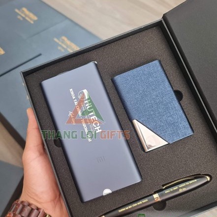 Giftset - Bộ quà tặng Khắc Tên in logo  quà tặng cao cấp tặng thầy cô, bạn bè