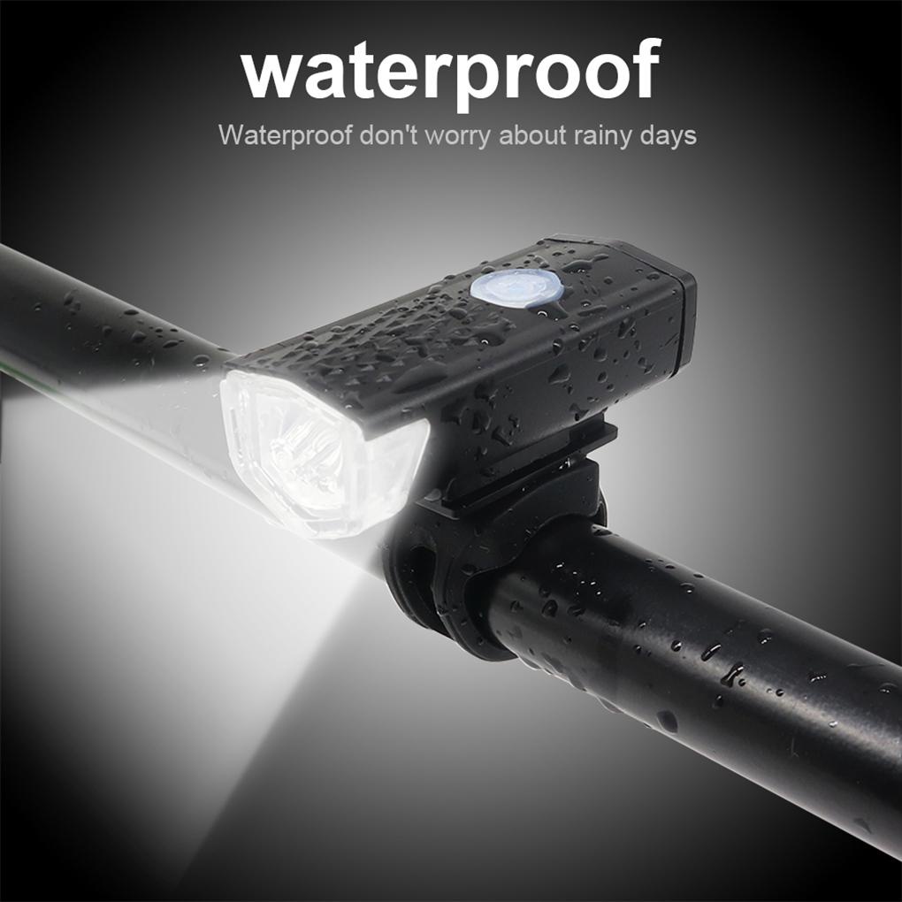 Bộ Đèn Pha LED Sạc USB Cho Xe Đạp Leo Núi