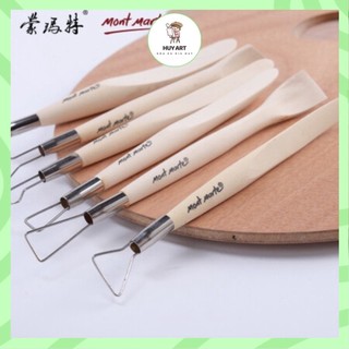 Bộ dụng cụ Mont Marte tạo hình đất sét, điêu khắc Clay Tool Set 11pce - Hoạ cụ Gia Huy