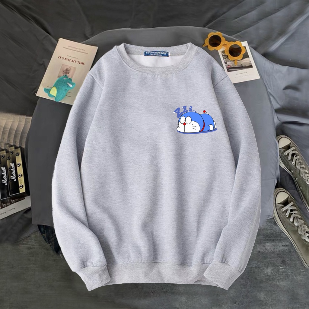 Áo sweater nỉ unisex in hình cực đẹp phom dành cho nam và nữ