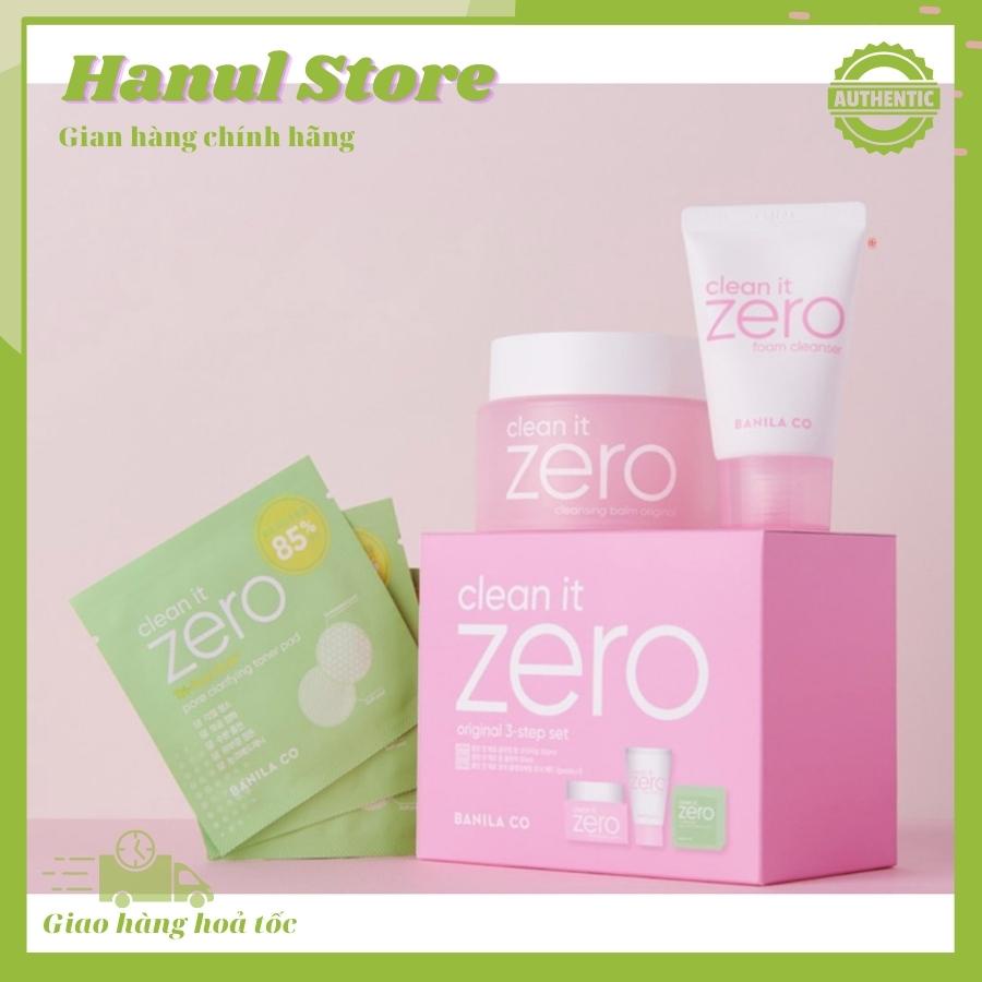 Set Sáp Tẩy Trang BANILA CO Clean It Zero Original 3-step