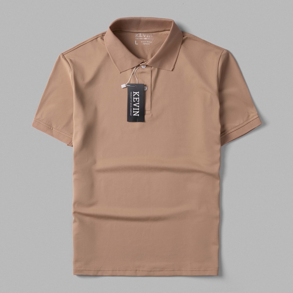 Áo thun nam POLO trơn vải cá sấu cotton cao cấp KEVIN ngắn tay cực sang trọng
