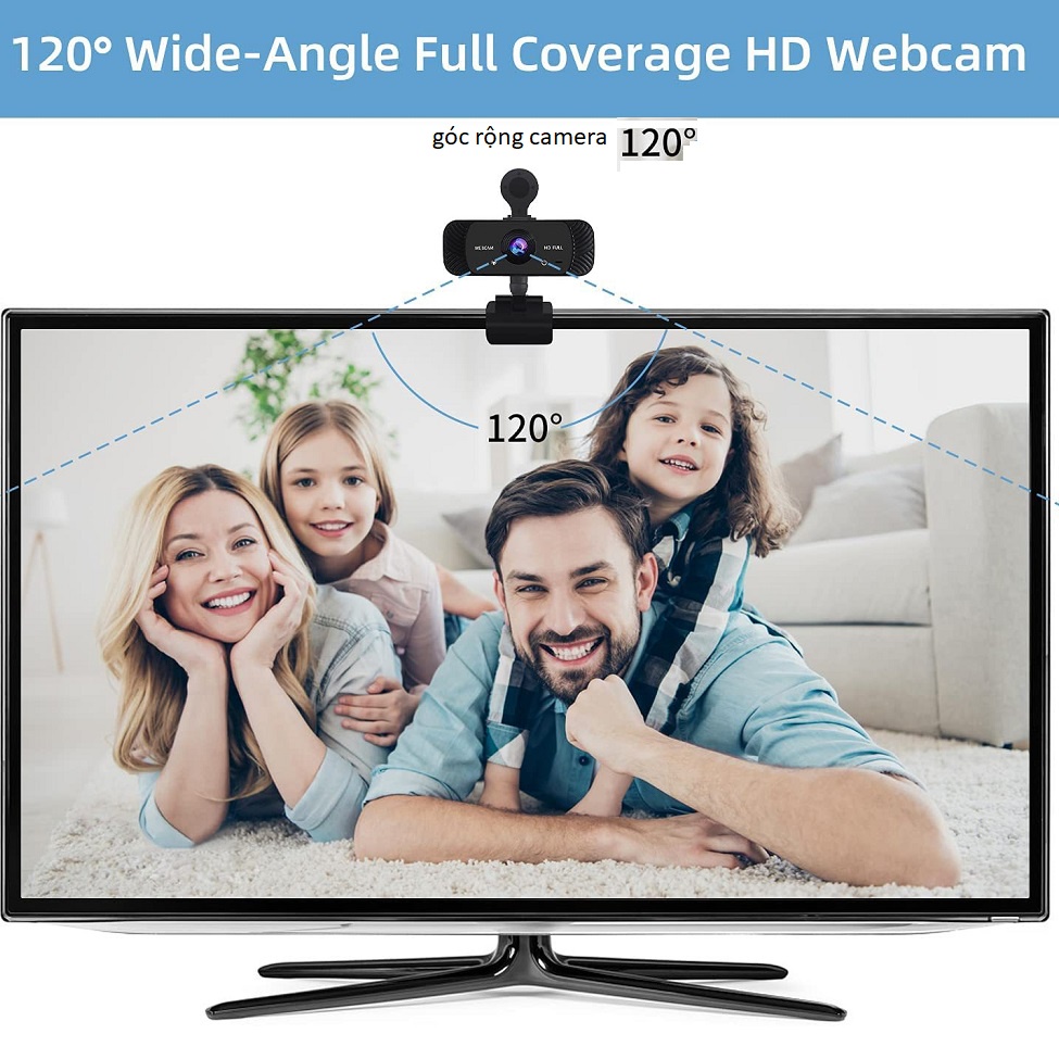 Webcam máy tính có mic full hd 1080p full box siêu nét dùng cho pc laptop | BigBuy360 - bigbuy360.vn