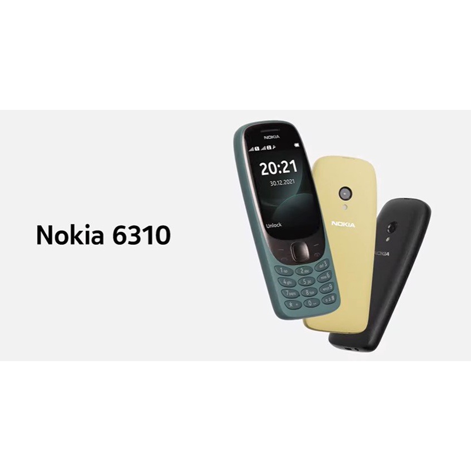 Điện thoại nokia 6310  4G -2 sim 2 sóng kiểu dáng sang trọng loa to sóng khỏe - Bảo hành 12 tháng