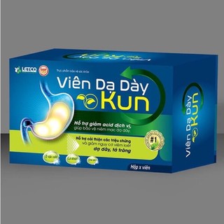 Viên dạ đây kun- hỗ trợ giảm acid dịch vị
