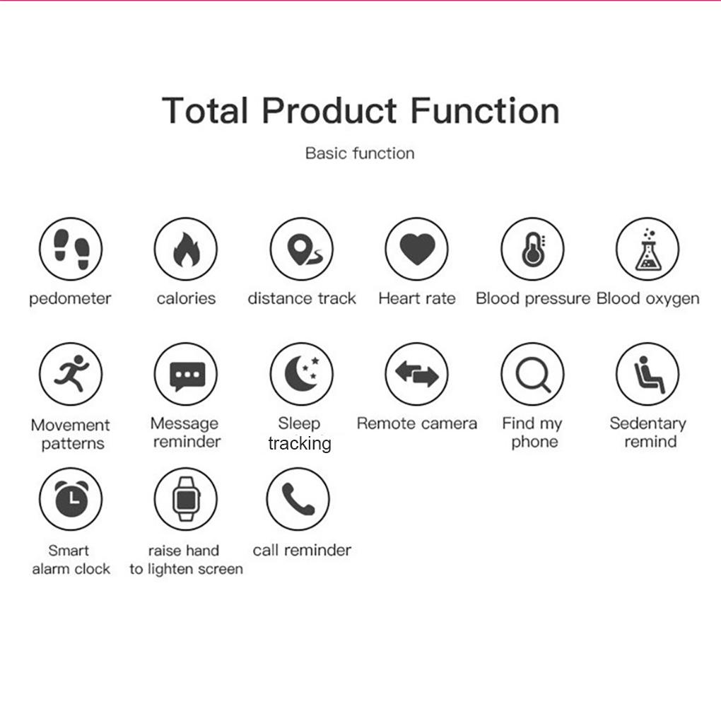 Đồng Hồ Thông Minh Chống Nước IP65 Màn Hình 1 44 Inch Và Phụ Kiện