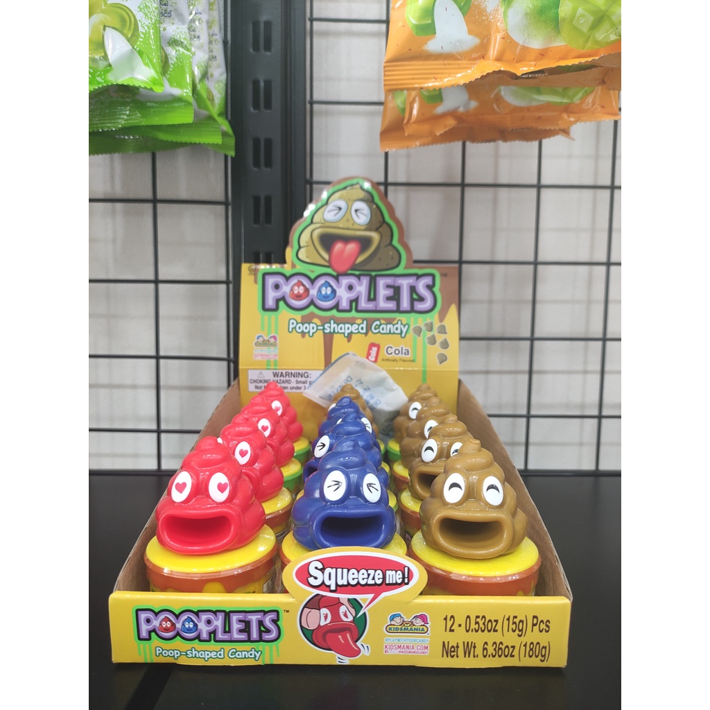 Kẹo đồ chơi Pooplets hình shit lè lưỡi