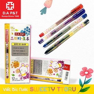 Hộp 12 Viết Nước Sweety ttoru 0.38mm Đông A ( xanh, tím, đỏ, đen )