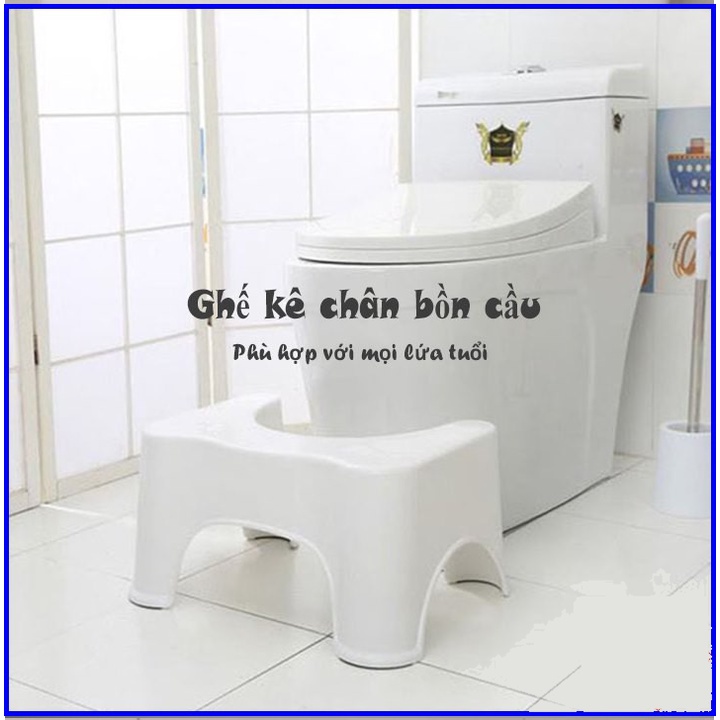 Ghế kê chân hỗ trợ đi tolet hàng Việt Nam chất lượng cao, tạo cảm giác thoải mái chống táo bón
