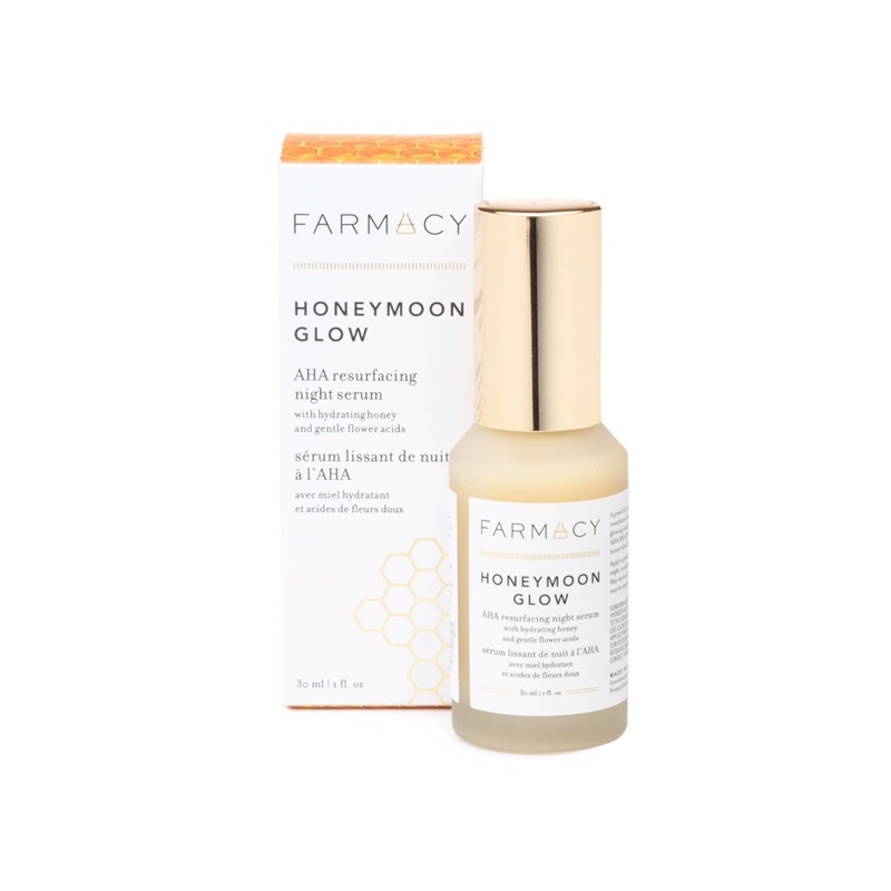Tinh chất dưỡng đêm Farmacy Honeymoon Glow AHA Resurfacing Night Serum