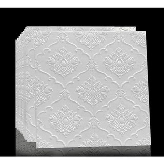 Xốp dán tường 3d hoa văn cổ điển 70x70cm
