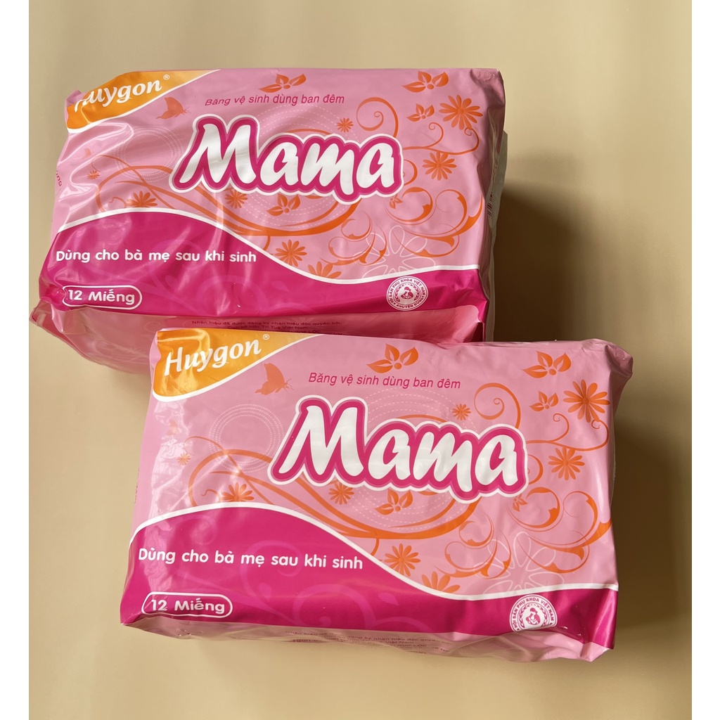 Băng vệ sinh Mama, Băng vệ sinh cho mẹ bầu sau sinh (12 miếng) (Giá dùng thử)
