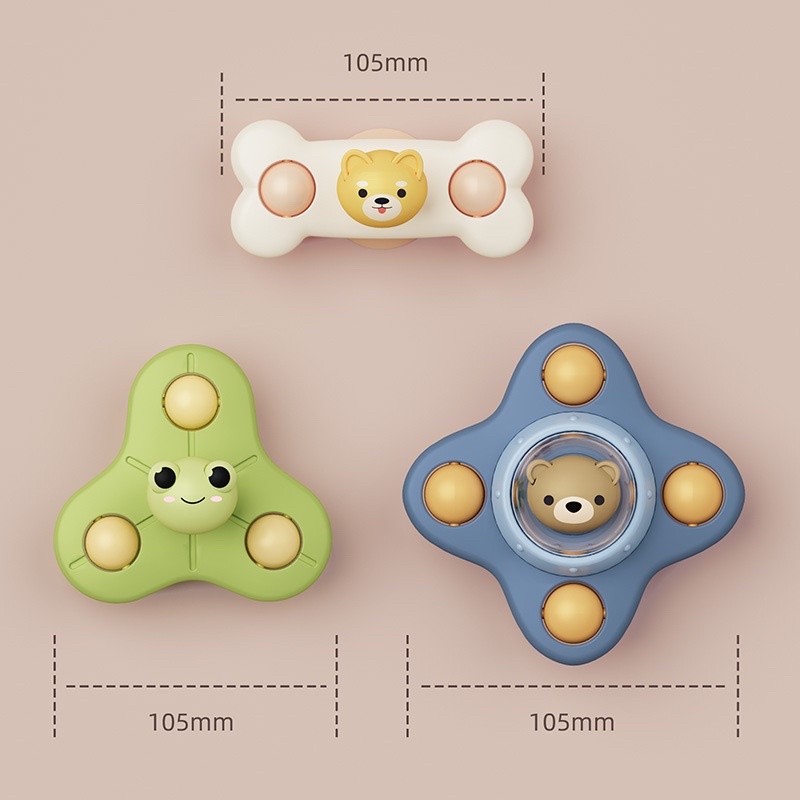 Con quay Spinner dán tường chống nước cute hoạt hình mô hình đồ chơi cho bé xả Stress giảm áp lực