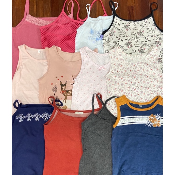 🎁MUA 2 TẶNG 1🎁 Áo HAI DÂY, CỘT CỔ thrift 2hand phong cách kidcore, y2k, soft girl