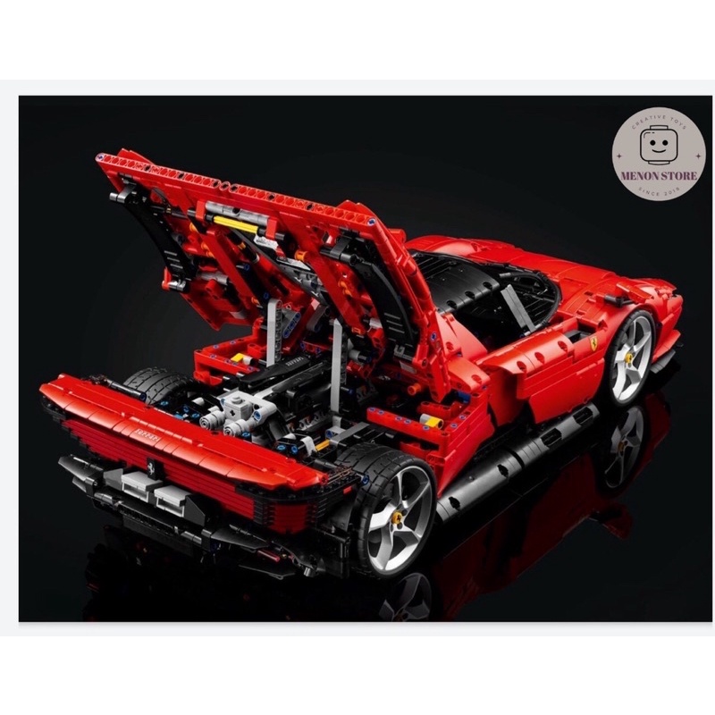 Đồ chơi lắp ráp 50003 8787 48008 42143 Mô hình Siêu xe FERRARI Daytona SP - Xếp hình thông minh