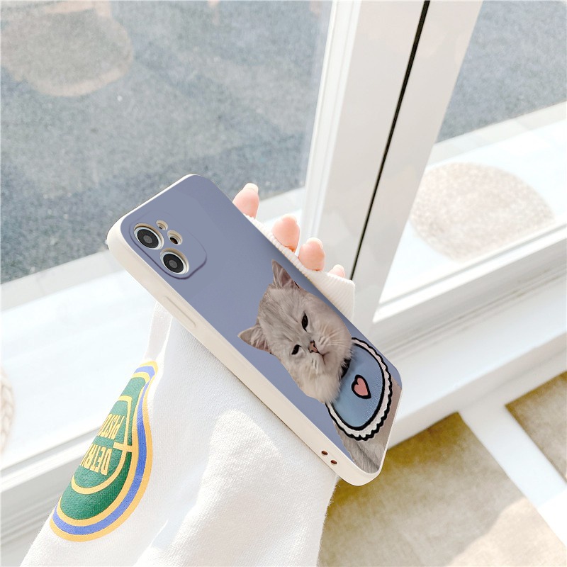Ốp điện thoại iphone hình mèo chảnh siêu dễ thương 6/6plus/6splus/7/7plus/8/8plus/x/xr/xs/11/12//13/14/pro/promax/plus