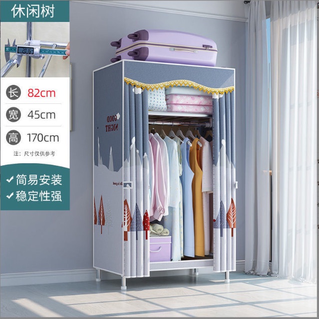 Tủ Quần Áo Khung Thép Titan Bọc Vải OxFort Siêu Bền Chịu Lực đến 250kg