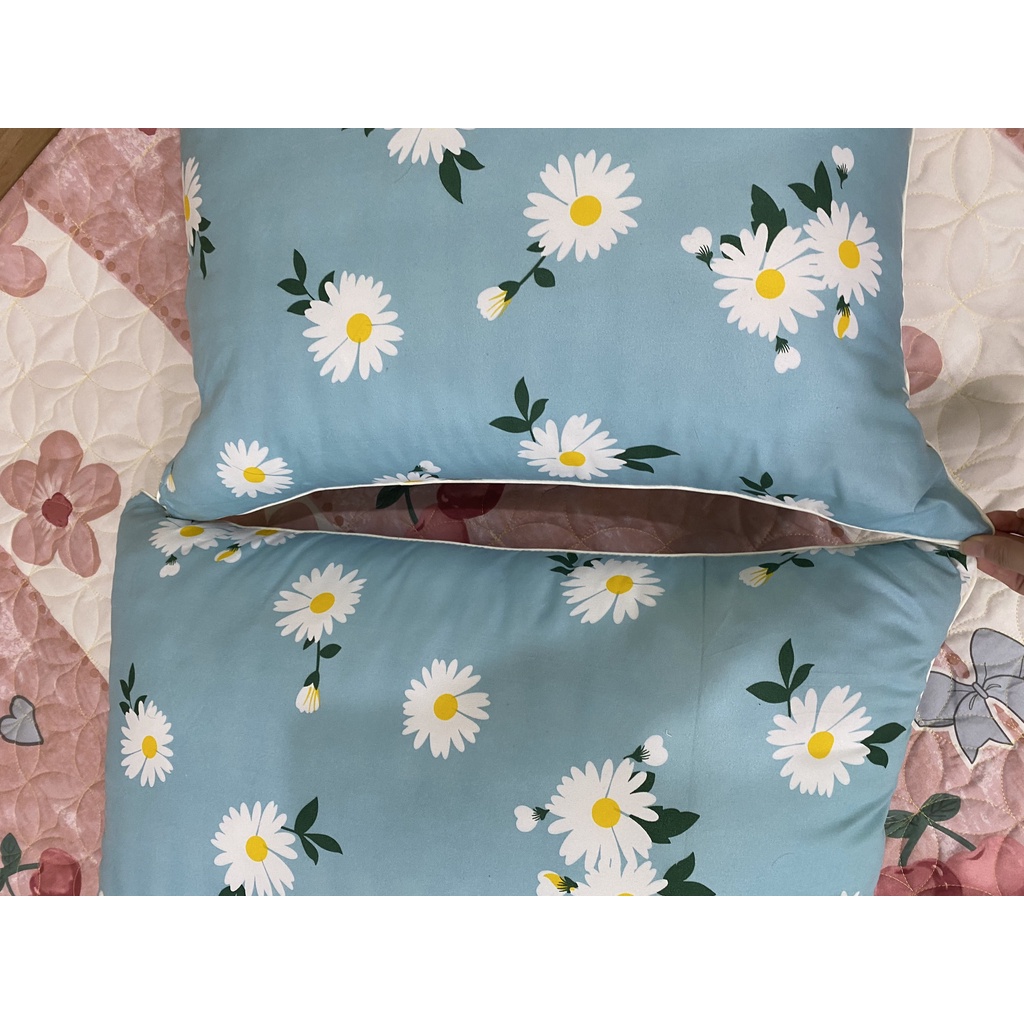 Ruột gối Cúc Xanh 45x65 có khóa kéo