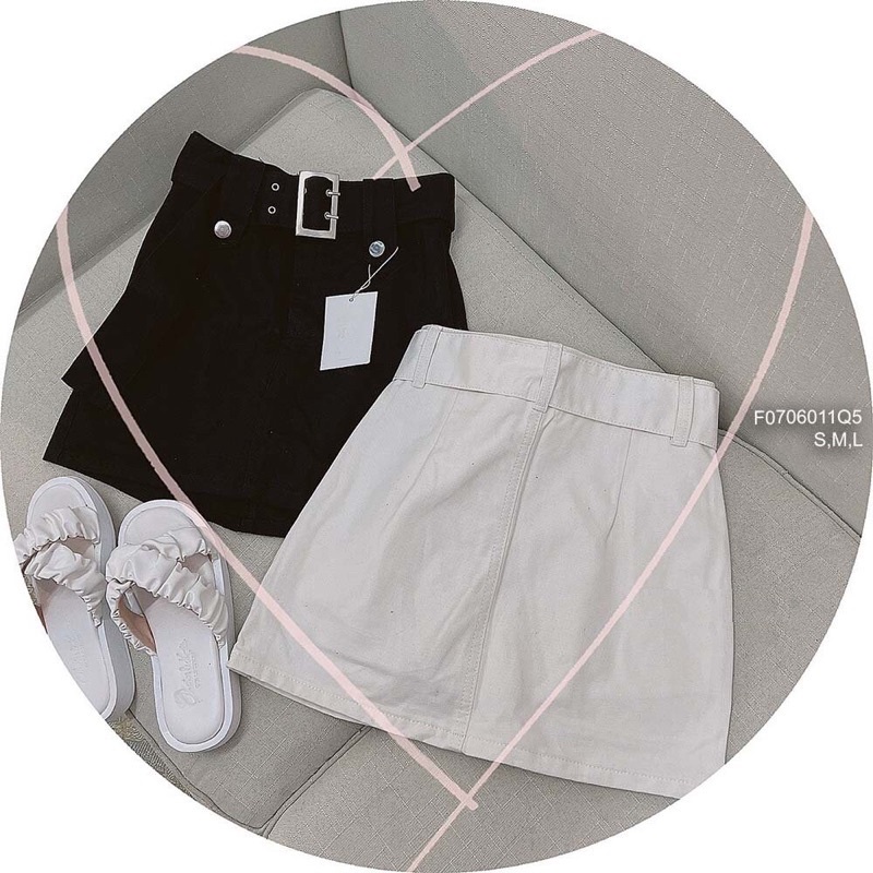 Váy Ngắn Kaki Co Dãn, Áo Xốp Thun - BT Fashion