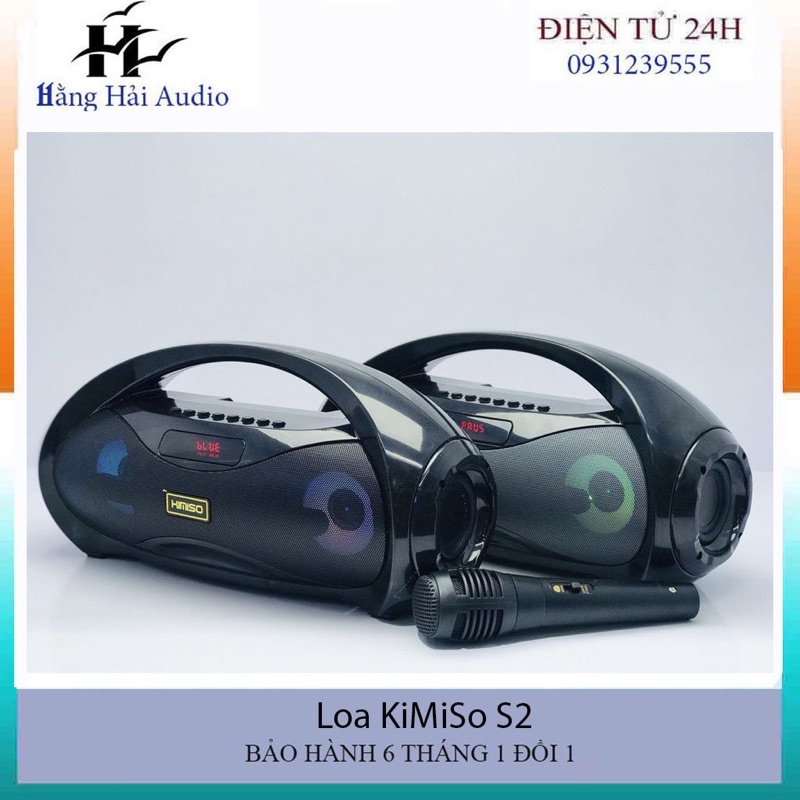 Loa Bluetooth hát karaoke xách tay Kimiso S2