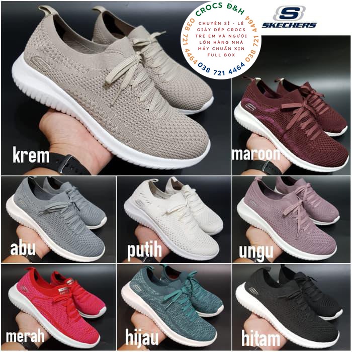 Giày thể thao skechers Gowalk Untra Flex Statements, Giày đi bộ cho nữ, chất liệu nhẹ, thoáng khí, êm chân