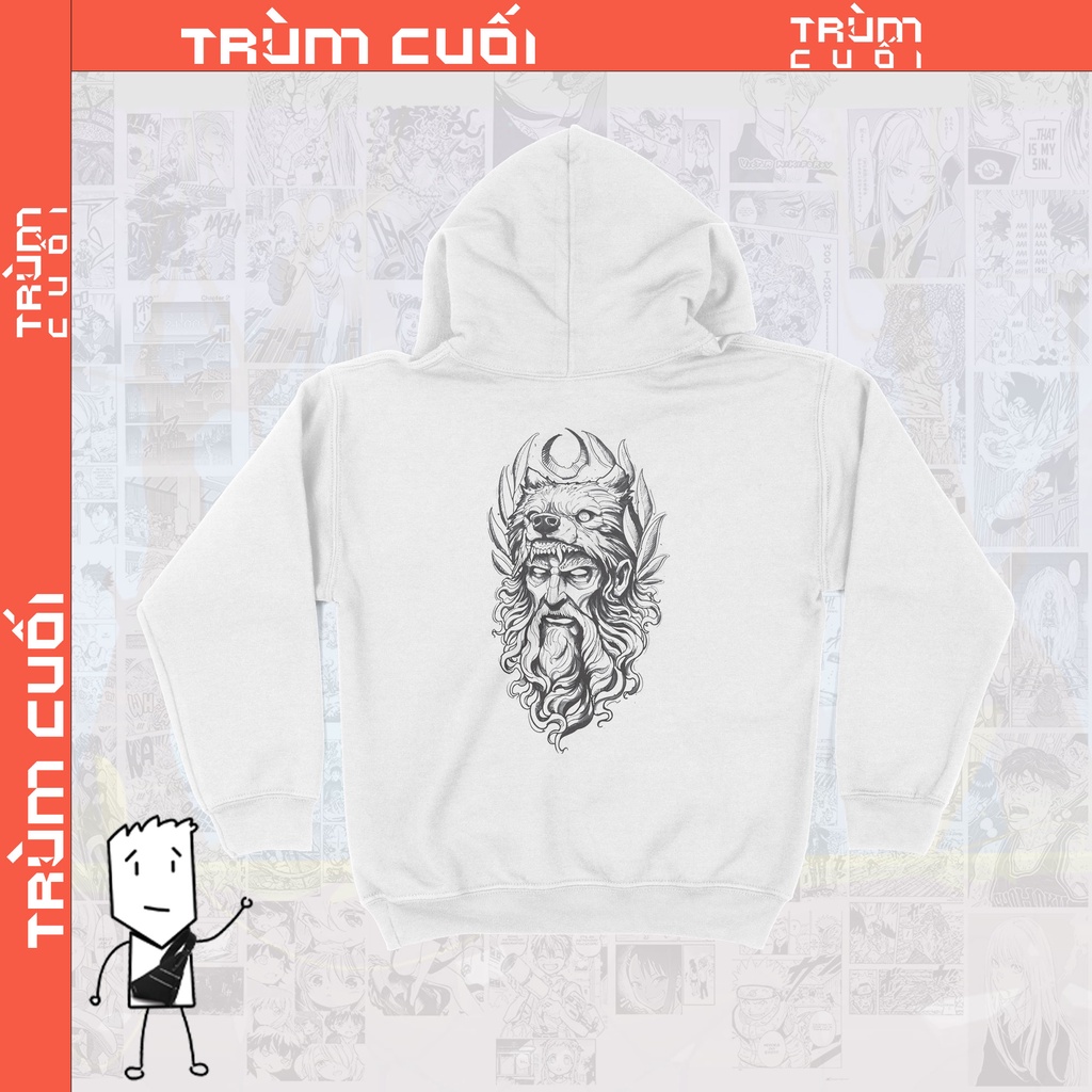 Áo Hoodie Hades Unisex Trùm Cuối Thần Thoại, Nỉ Bông 100% 2 màu nam nữ 0082