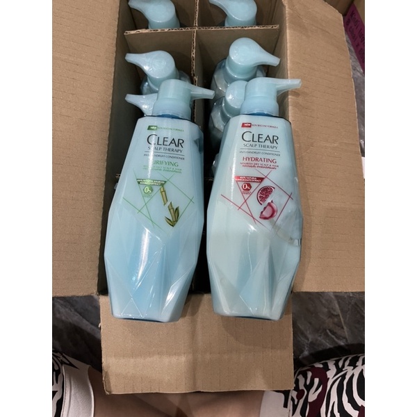DẦU XẢ CLEAR CẤP NƯỚC CHO TÓC VÀ DA ĐẦU KHÔ 380ml/ DẦU XẢ CLEAR THANH LỌC TÓC VÀ DA NHỜN 380ml