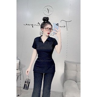 Set bộ thun gân quần dài