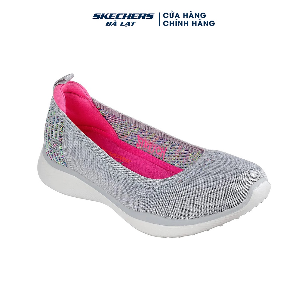 Giày Skechers slip on nữ Microburst 2.0 với tone màu hiện đại, giày lười siêu nhẹ, mềm, thoáng khí 104264-GYPK