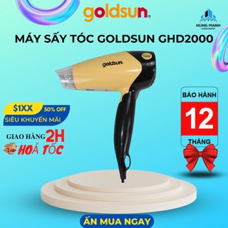 Máy sấy tóc goldsun ghd2000 công suất 1200w, 3 chế độ sấy - bảo hành 12 tháng