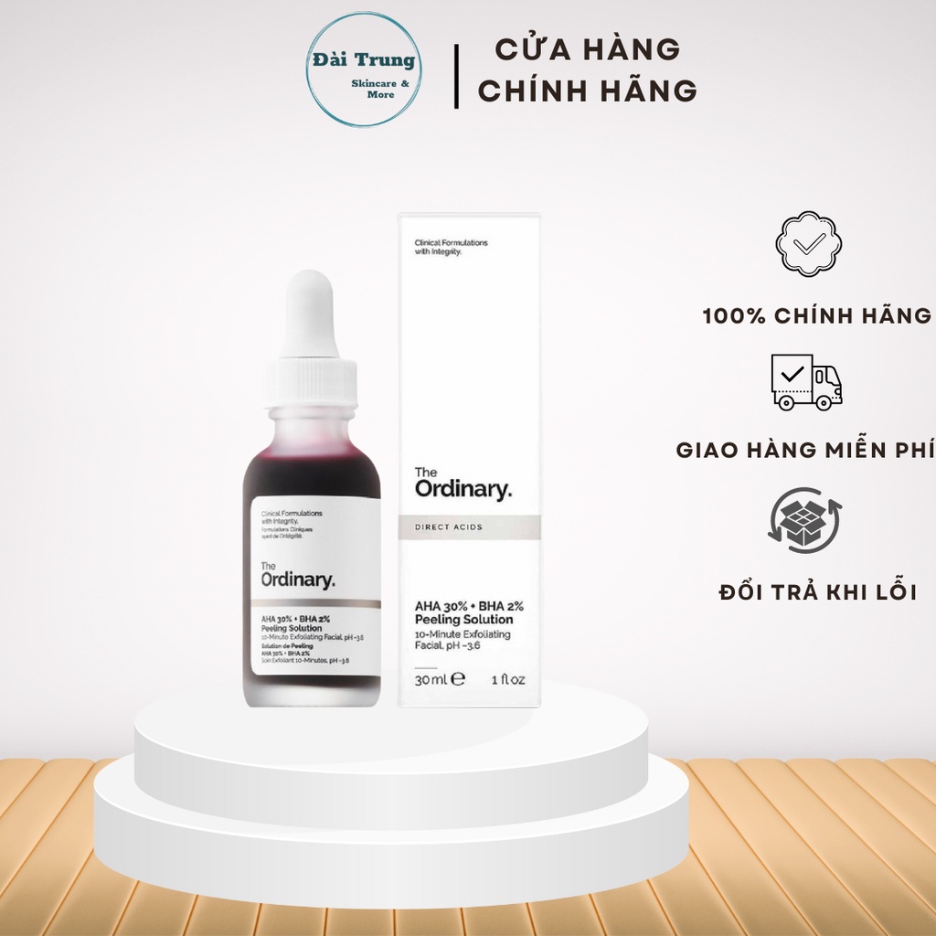 Serum tái tạo da The Ordinary – AHA 30% + BHA 2% Peeling Solution 30ml