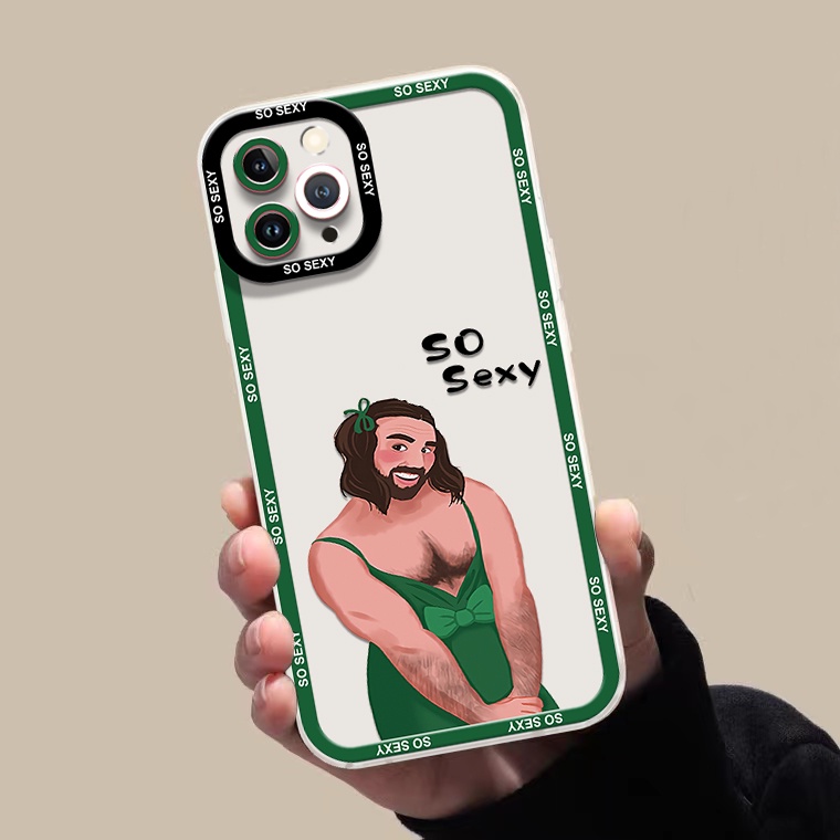 Ốp Điện Thoại Silicon TPU Mềm Trong Suốt Chống Sốc Thời Trang Cho IPhone 14 13 Pro X XR XS Max 11 12 6 6S 7 8 14 Plus