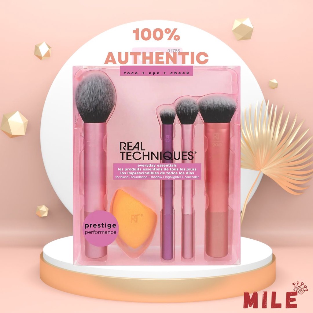 Bộ Cọ Trang Điểm 5 Món Real Techniques Artist Essentials
