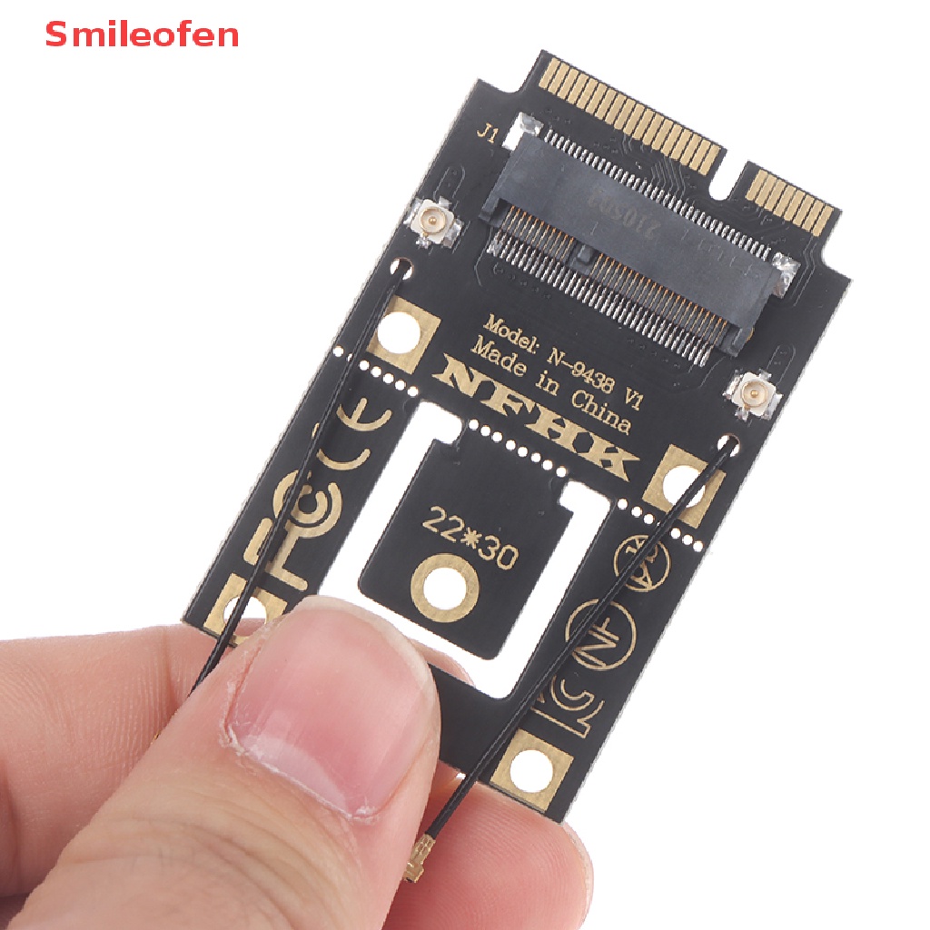 Bộ Chuyển Đổi PCI-E (Smileofen) M.2 NGFF Sang Mini PCI-E (PCIe + USB) Cho Wifi Bluetooth Không Dây Wlan Mới