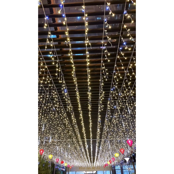 Đèn Rèm Mành Mưa Led Rủ Mành Đèn Led Thả Mành Trang Trí Ngoài Trời Trang Trí Sự Kiện Nhà Cửa Sảnh Quán Cafe