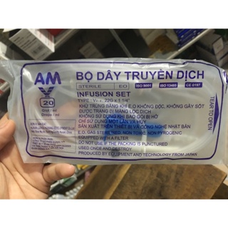 Giao hỏa tốc 30p LẺ 1 BỘ Bộ dây truyền dịch AM Dây truyền tĩnh mạch AM