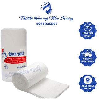 [Hoả Tốc 2H] Bông y Tế Bạch Tuyết Cuộn 1kg Hàng Loại 1 Bông Mịn Sạch Tinh Tế Hạn Chế Xơ Thừa Bám Bề Mặt An Toàn Sức Khỏe