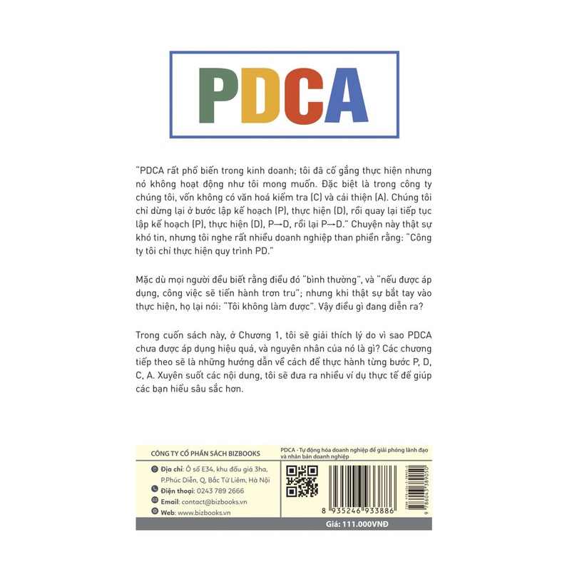 Sách PDCA Tự Động Hóa Doanh Nghiệp Để Giải Phóng Lãnh Đạo Và Nhân Bản Doanh Nghiệp - Ứng Dụng PDCA Giải Quyết Vấn Đề