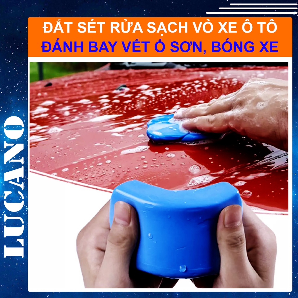 Đất Sét Rửa Xe Size Lớn - Vệ Sinh Xe Ô tô - Đánh Sạch Ố Bẩn, Phân Chim, Nhựa Đường Bám Bẩn - Bóng Sơn - WW